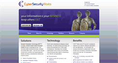 Desktop Screenshot of cybersecurityworks.com